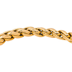 Bracelet Maille tressée Or jaune