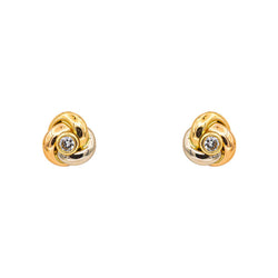 Cartier Boucles d'oreilles Puces Trinity Or rose Diamant