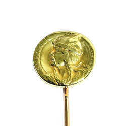 RÉVILLON tie pin in yellow gold and rose gold