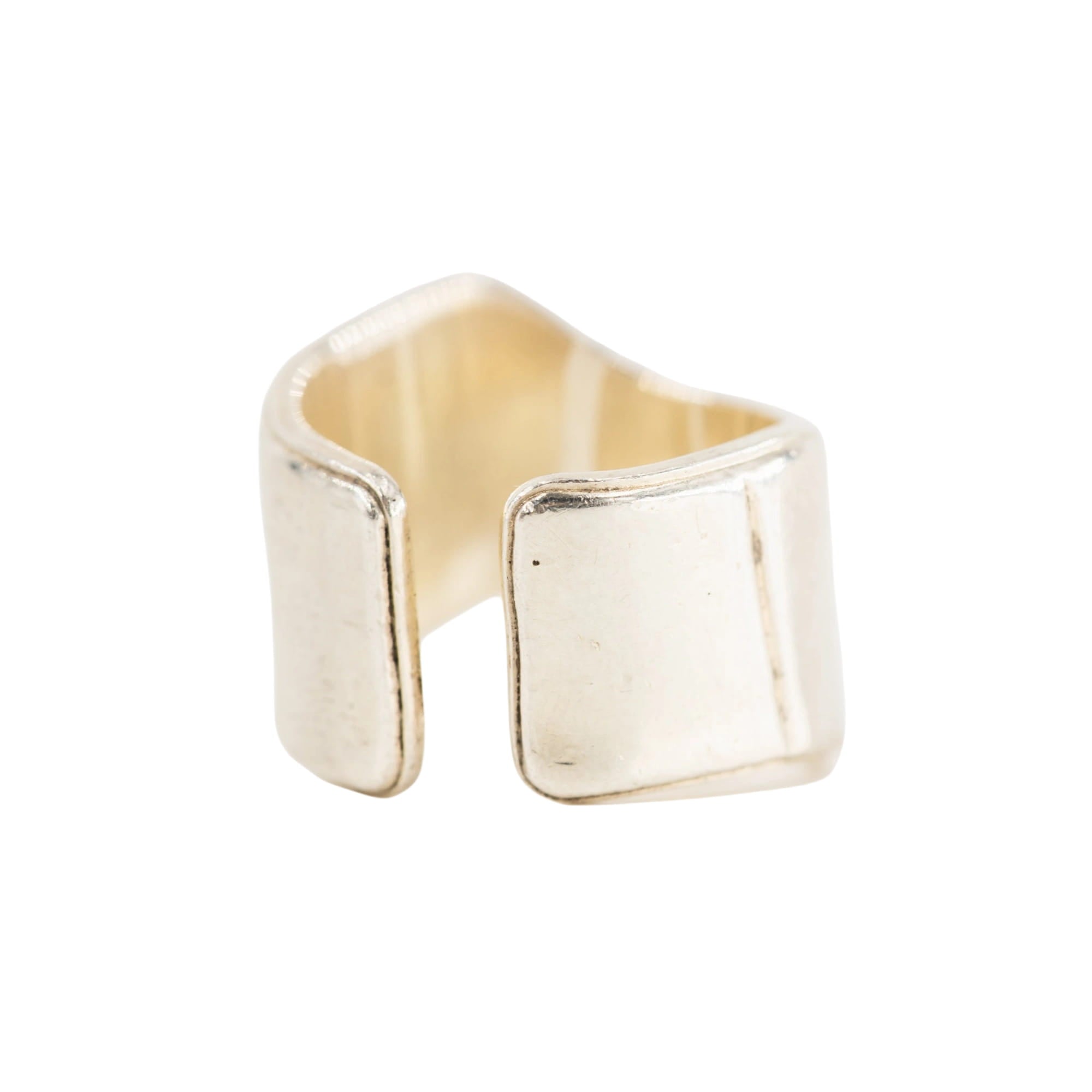 HERMÈS "Niloticus Éclat" Silver Ring