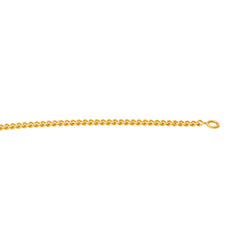 Yellow Gold Curb Chain Necklace