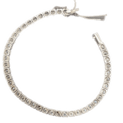 Bracelet Ligne en or blanc et diamants