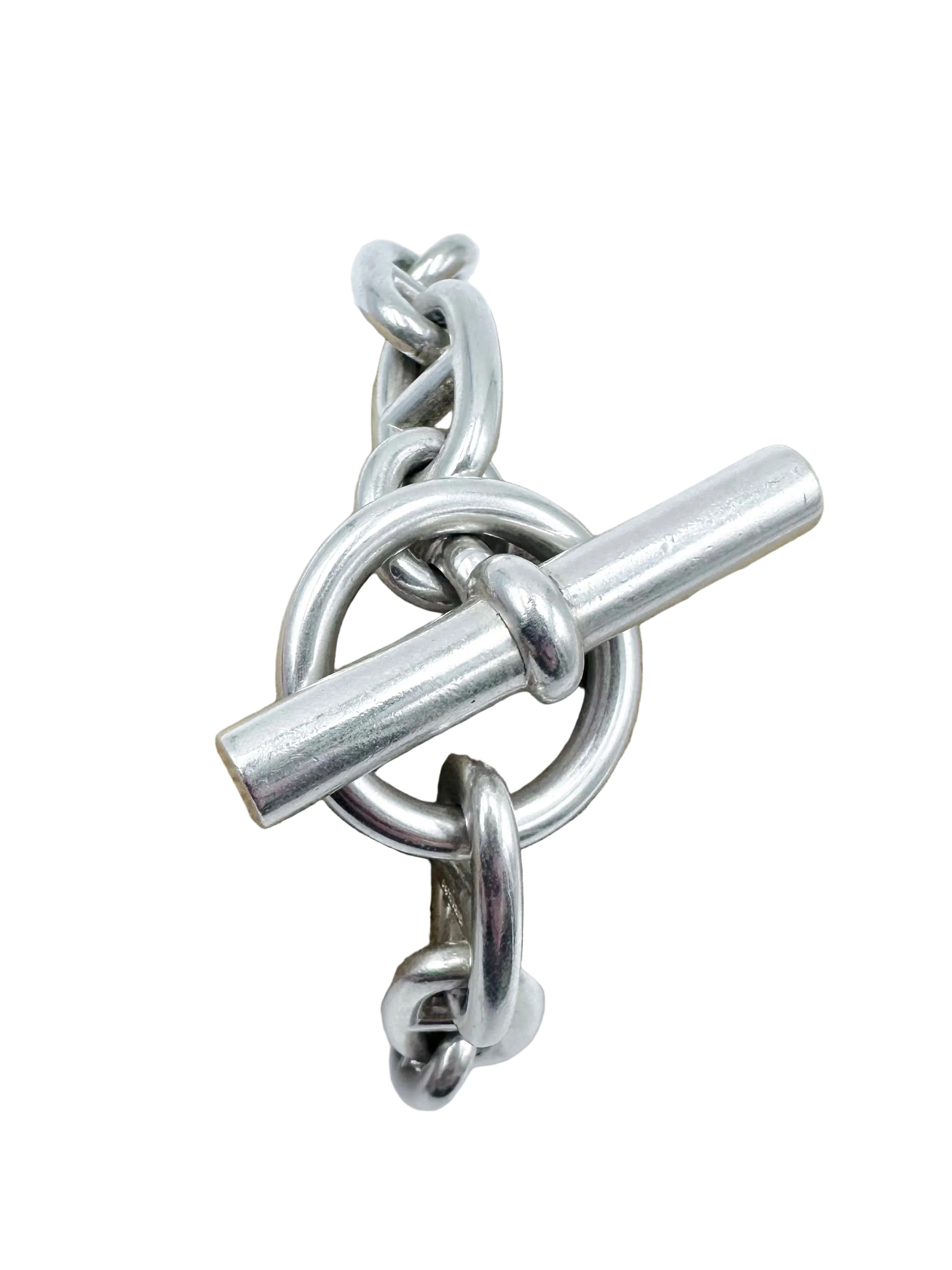 Bracelet HERMÈS Chaîne d'ancre en argent