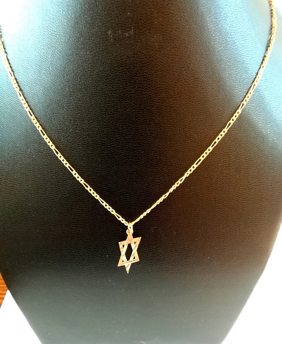 Yellow and Rose Gold Pendant Necklace