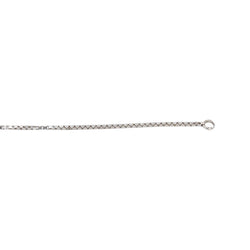 White gold Box chain Necklace
