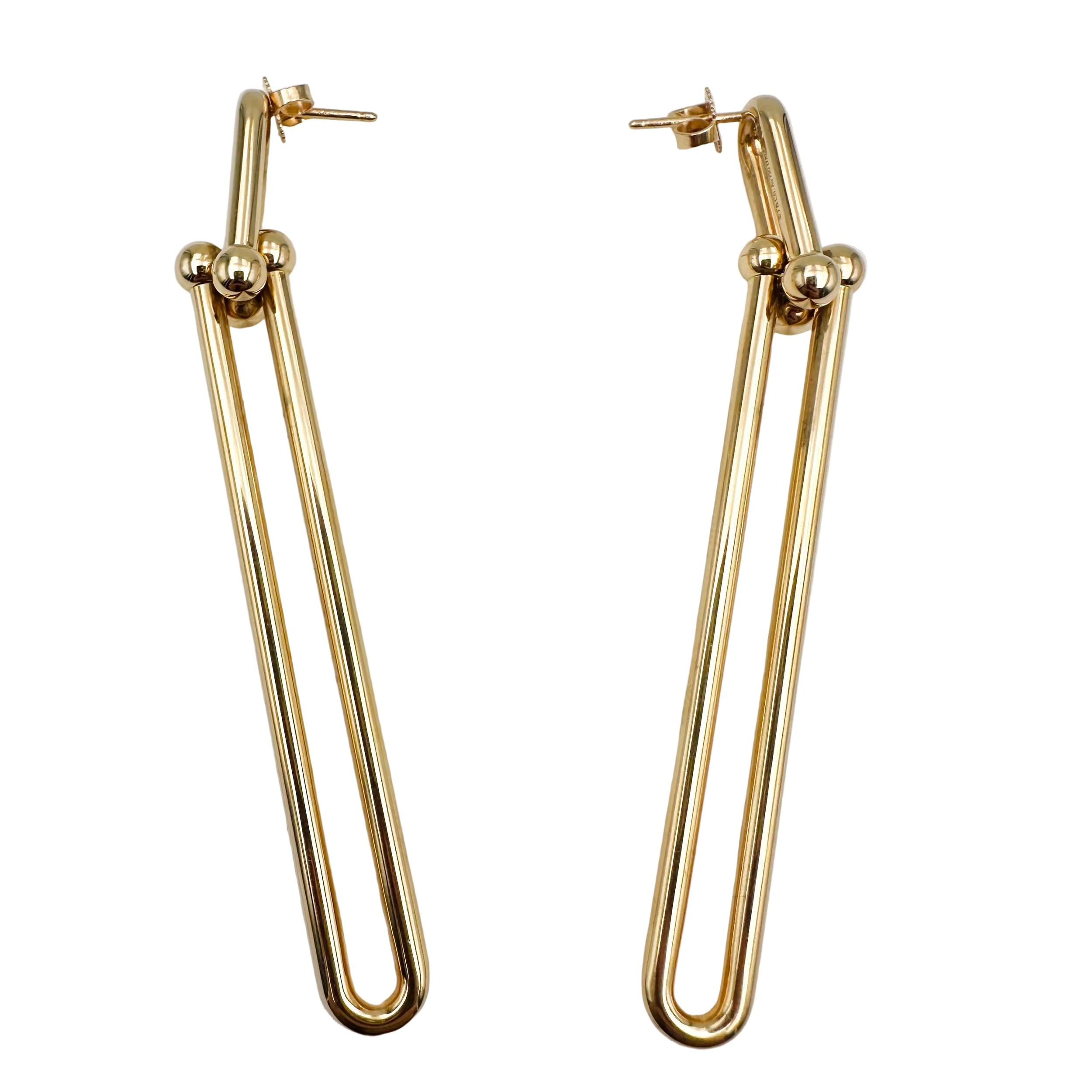 Pendant Earrings TIFFANY & CO. "HardWear" in rose gold