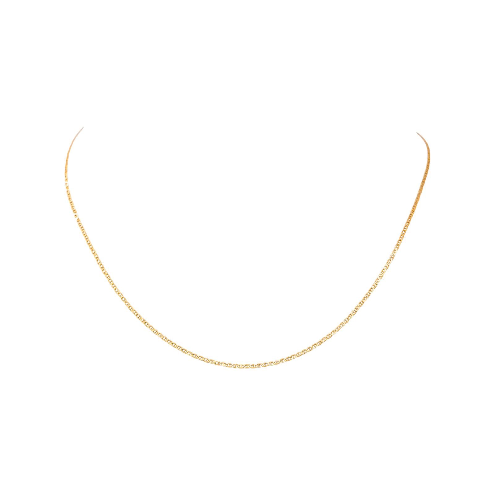Collier Maille Marine Or jaune