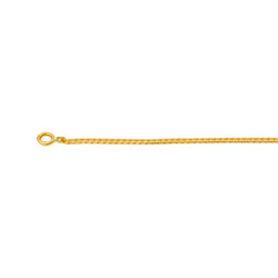 Yellow Gold Solitaire Diamond Necklace