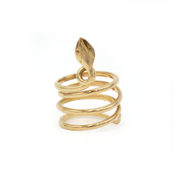Yellow Gold Snake Ring