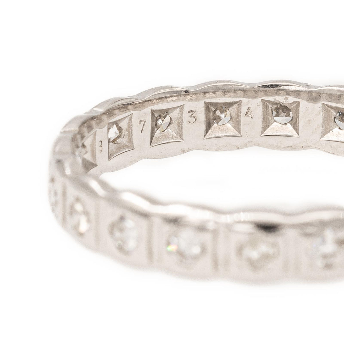 White gold Diamond Wedding Band