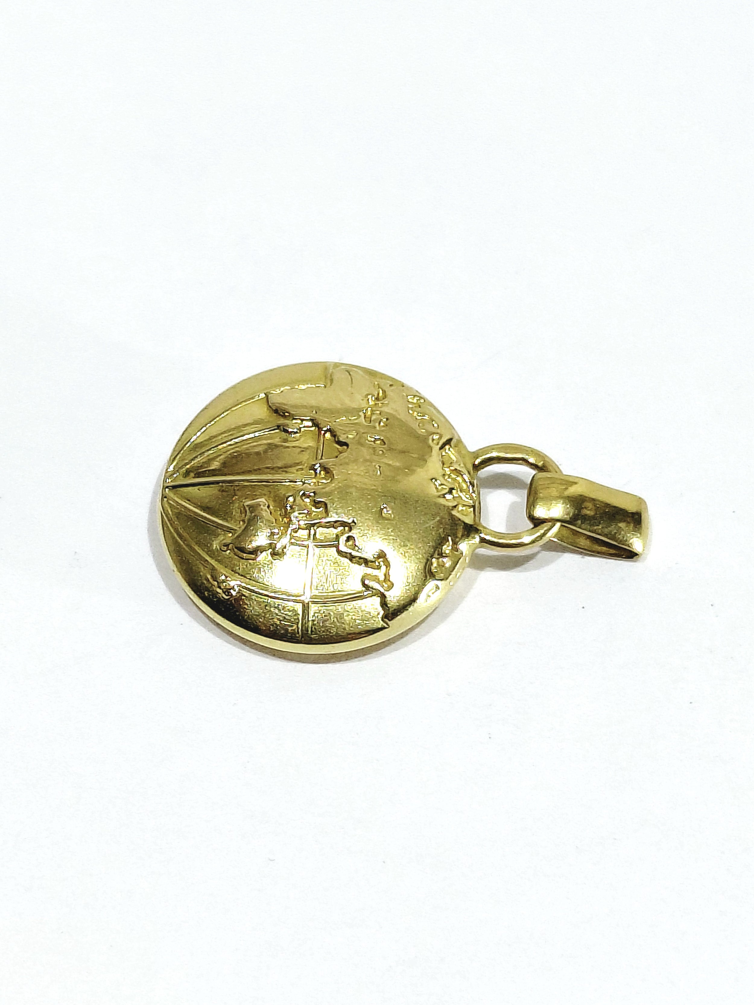Yellow Gold Globe Pendant