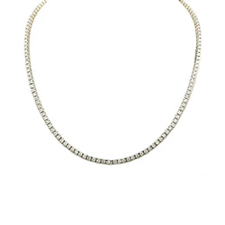 "Rivière" Necklace in White Gold and Diamonds