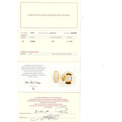 WEMPE Hoop Earrings in Rose gold and Diamonds