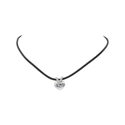 Chaumet Collier Pendentif Liens Or blanc Diamant