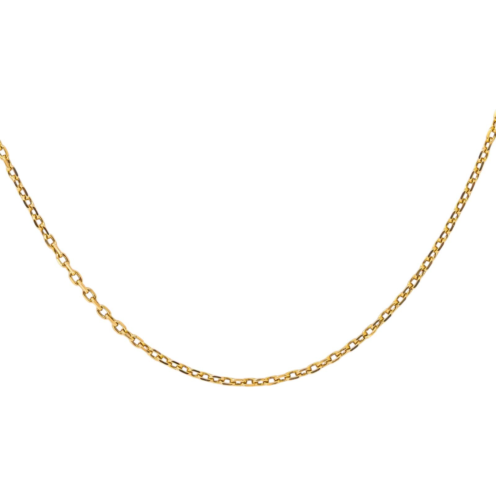 Yellow Gold Forçat Link Necklace