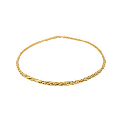 Collier Maille palmier Or jaune