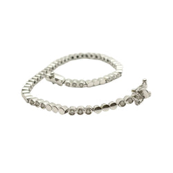 "Ligne" Bracelet in White Gold and Diamonds