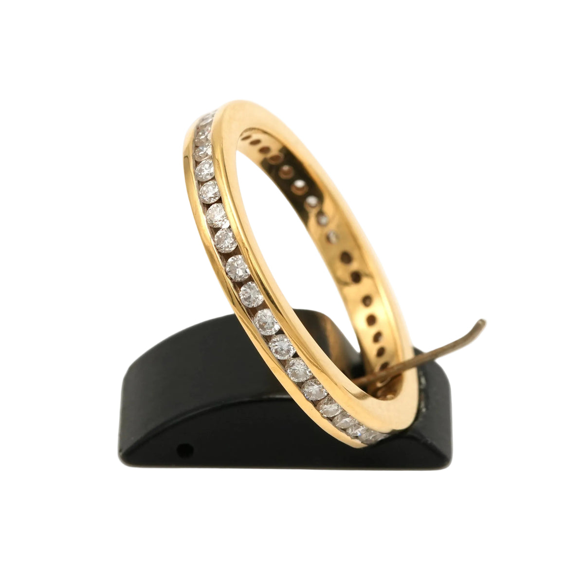 Yellow Gold and Diamond Wedding Band