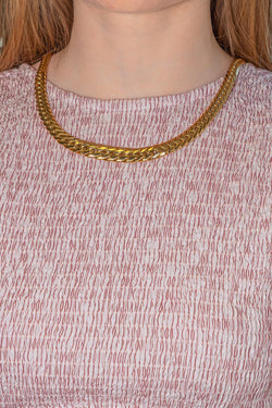 Collier Maille anglaise Or jaune