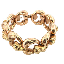 Link Bracelet in Yellow gold