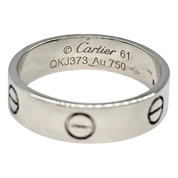 CARTIER "Love" Wedding Band in White Gold