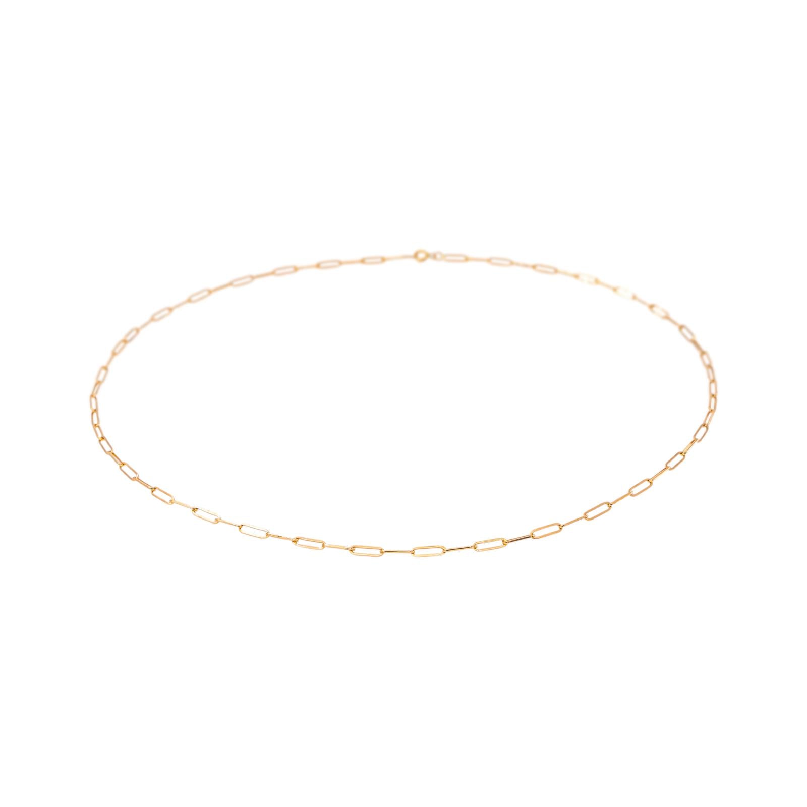 Yellow Gold Horse-Link Necklace