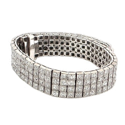 Bracelet Ligne S.J PHILLIPS LTD. in Platinum and Diamonds