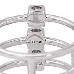 Dinh Van Ring "The Cube" White gold Diamond