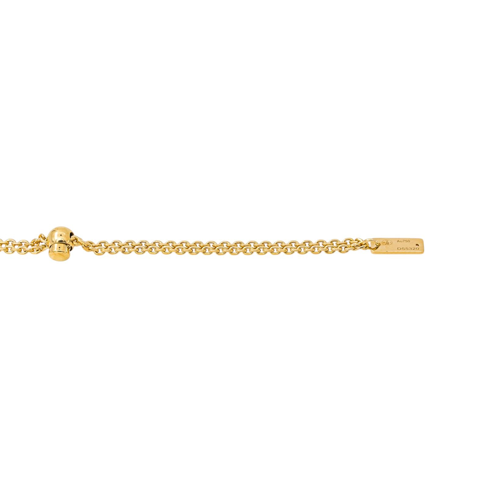 Messika "Lucky Move" Necklace in Yellow gold with Lapis lazuli