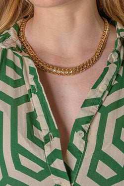 Rose gold Russian Link Necklace