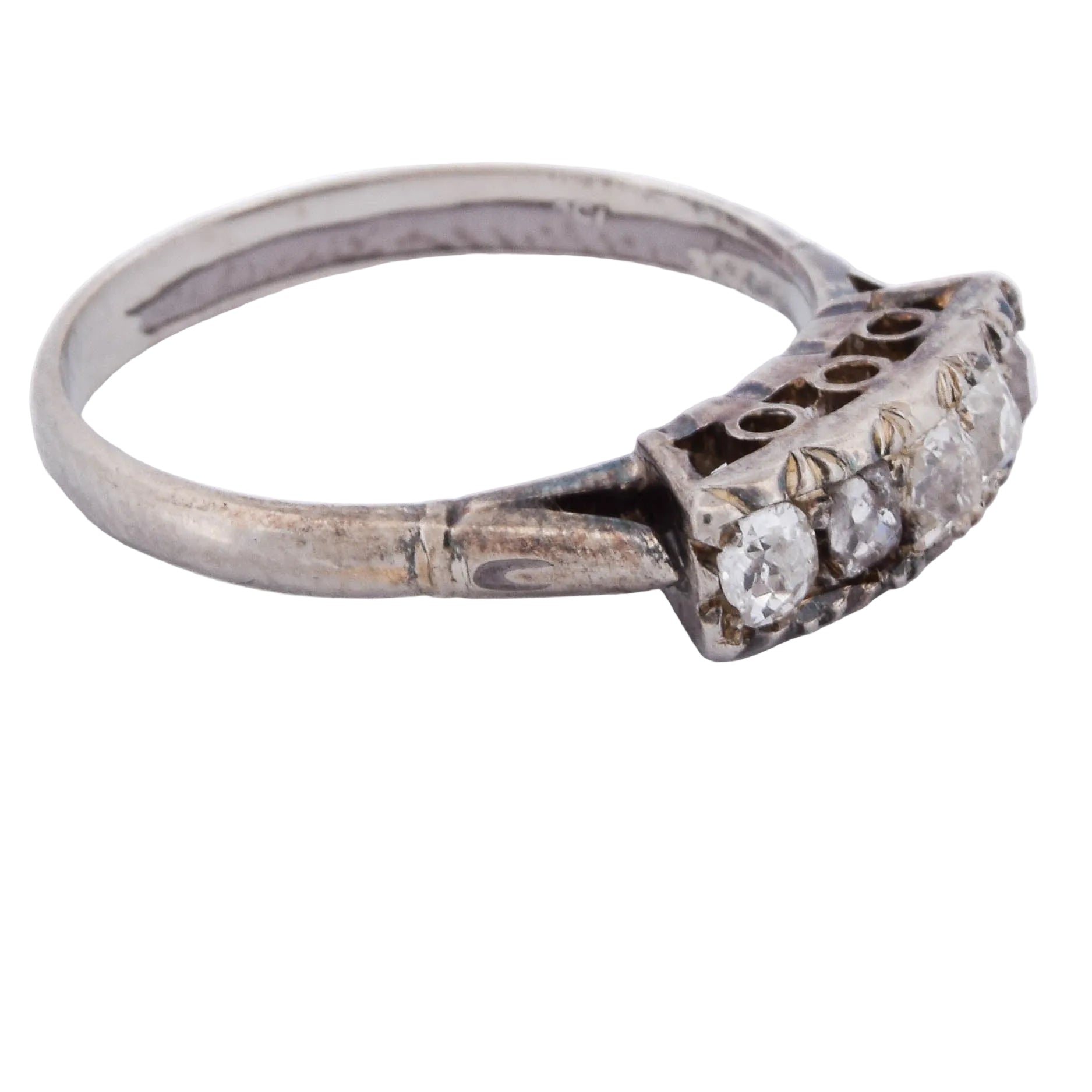 White gold and Diamond Garter Ring
