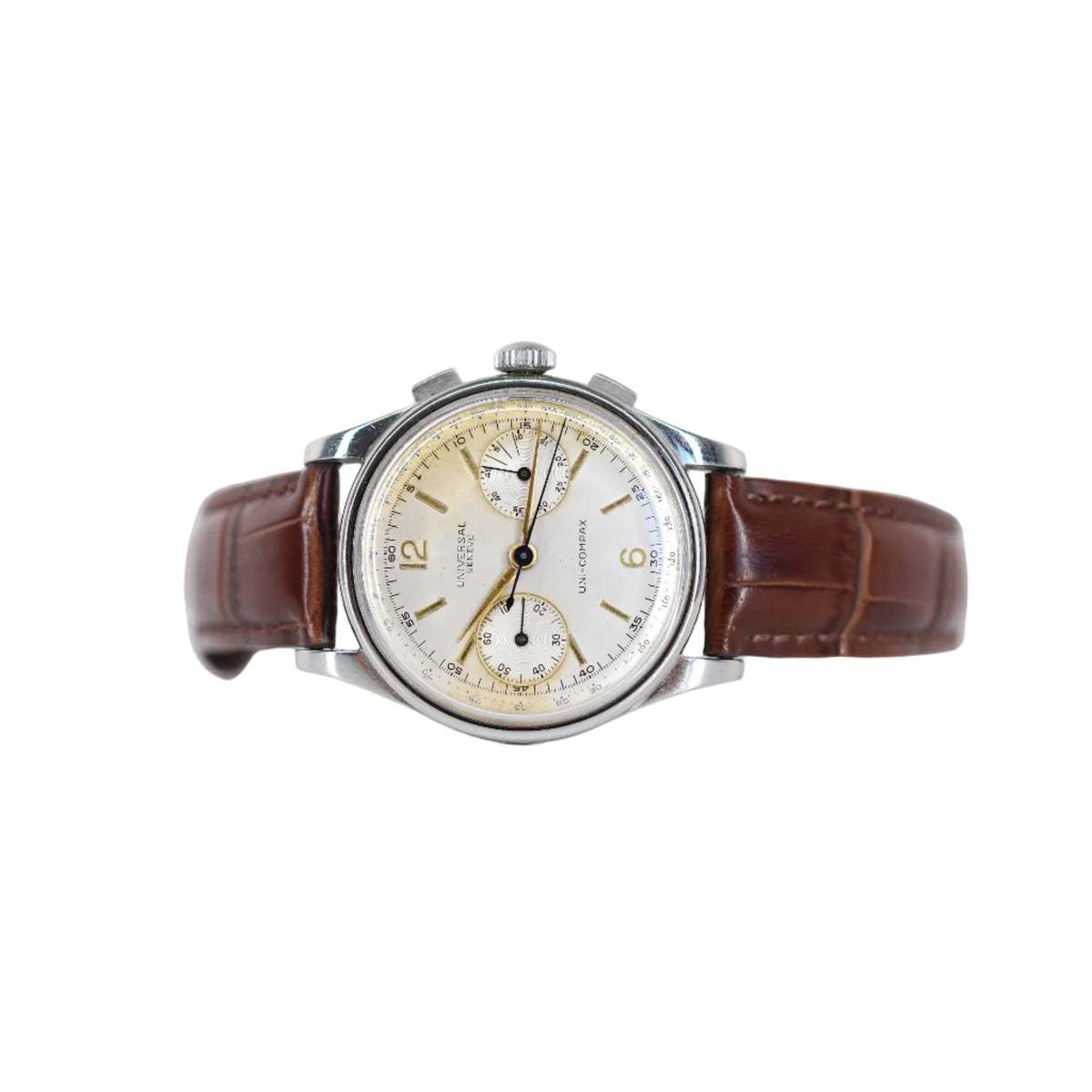 UNIVERSAL GENEVE "Uni-Compax" Steel Watch