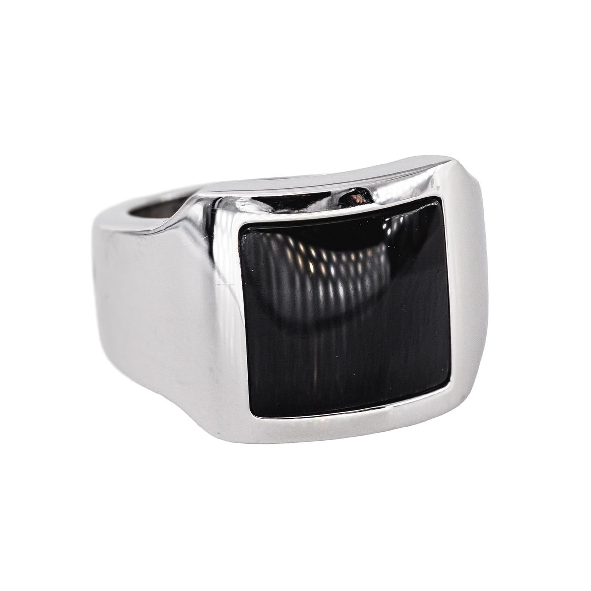 Cartier Santos Ring in White Gold with Quartz