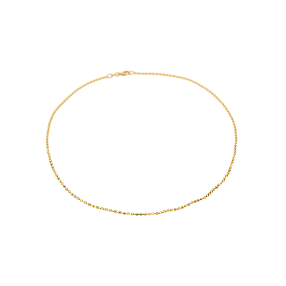 Yellow Gold Ball-Link Necklace
