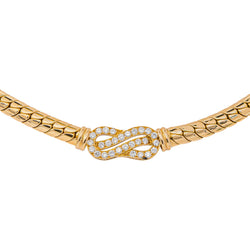Yellow Gold Diamond Necklace