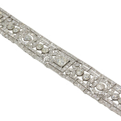 Platinum and Diamond Cuff Bracelet