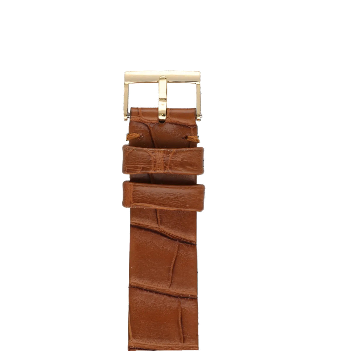 LECOULTRE watch in yellow gold and leather