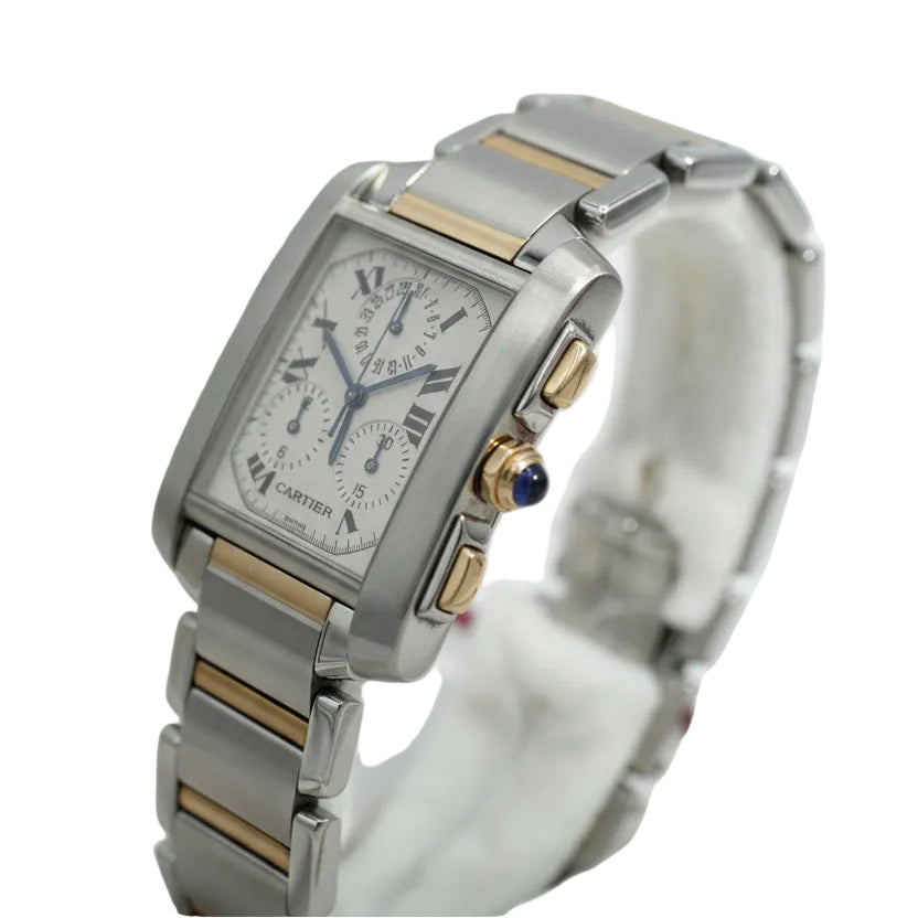 Watch Cartier Tank Française GM - Gold and Steel