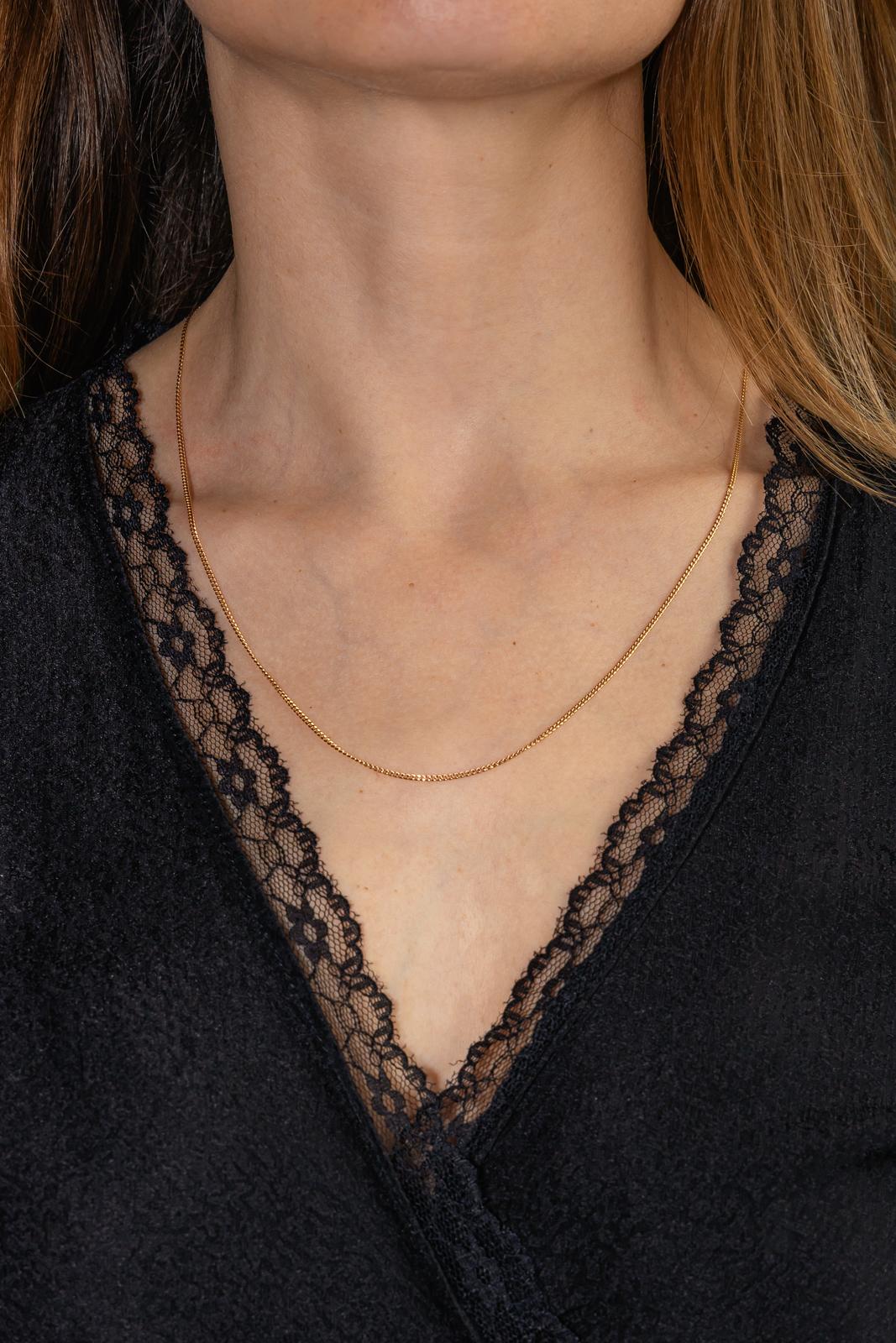 Collier Maille gourmette Or rose
