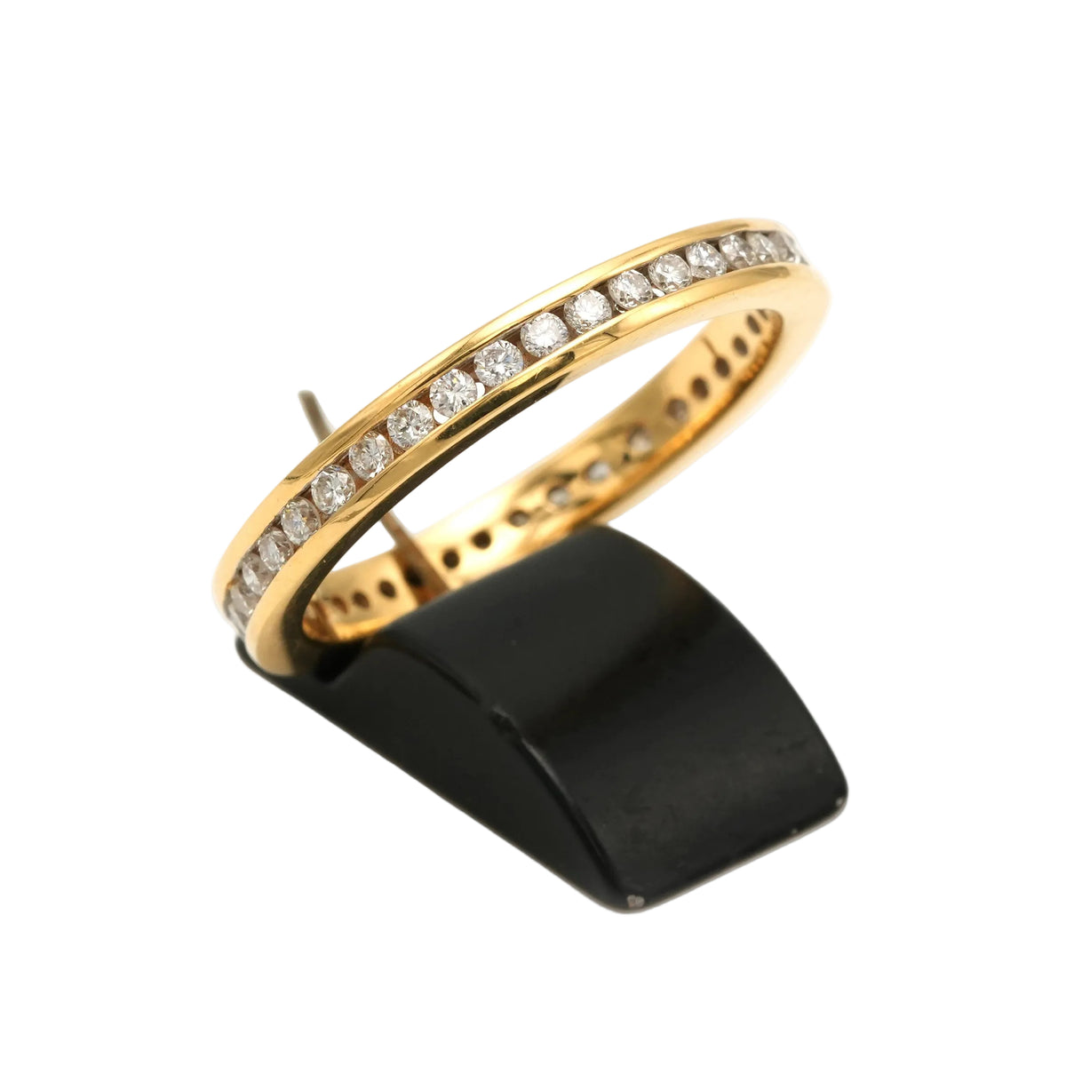 Yellow Gold and Diamond Wedding Band