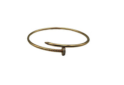 CARTIER "Juste un clou" PM Bangle in rose gold and diamonds