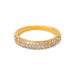 Bague Pavée Or jaune Diamant