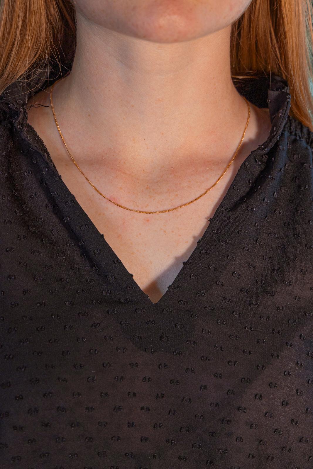 Collier Maille gourmette Or jaune