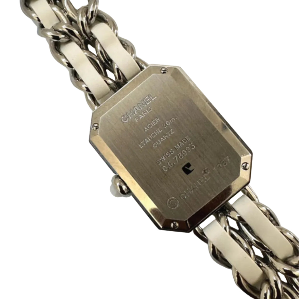 Watch Chanel Première in steel and leather XXL