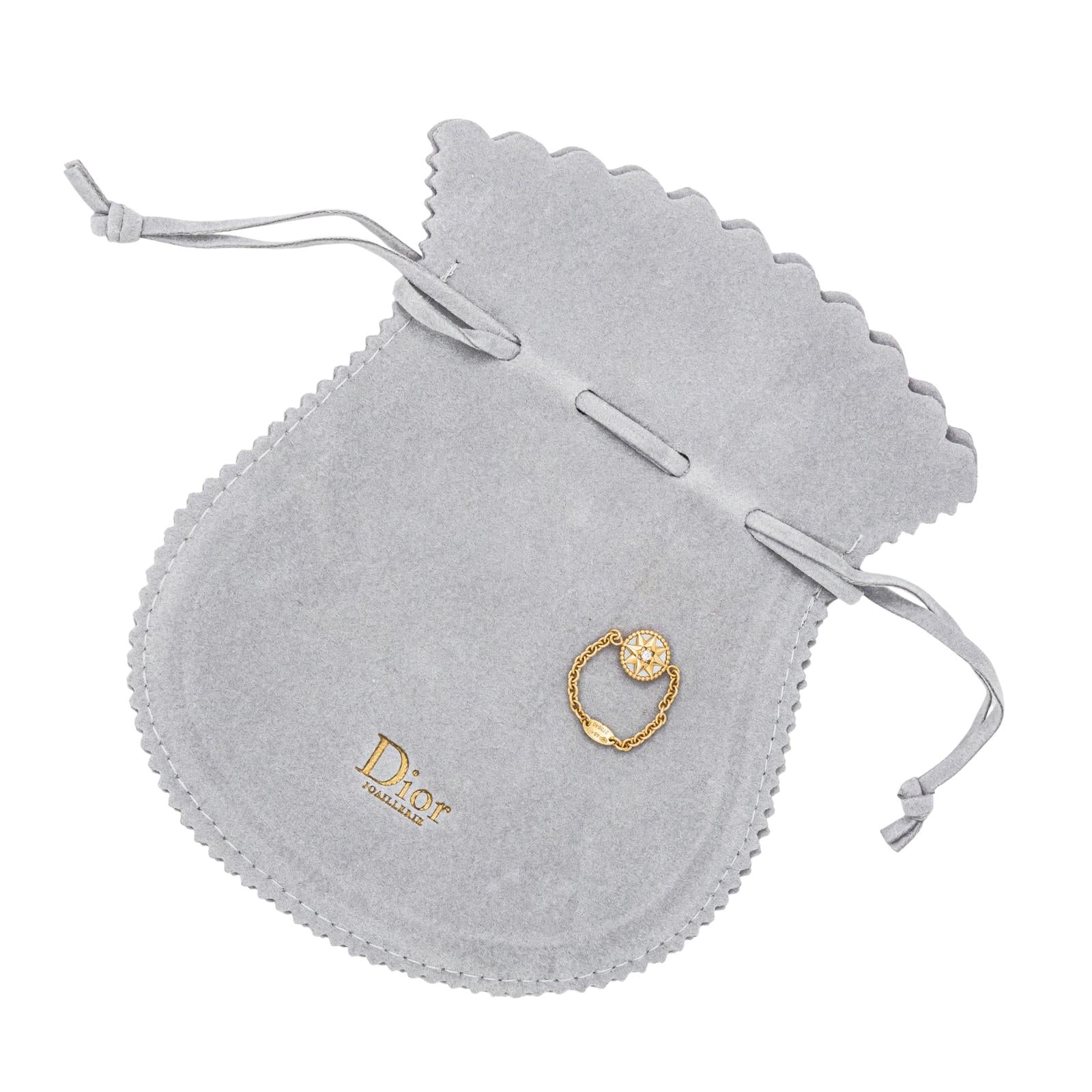 Dior Bague Rose des vents Or jaune Diamant
