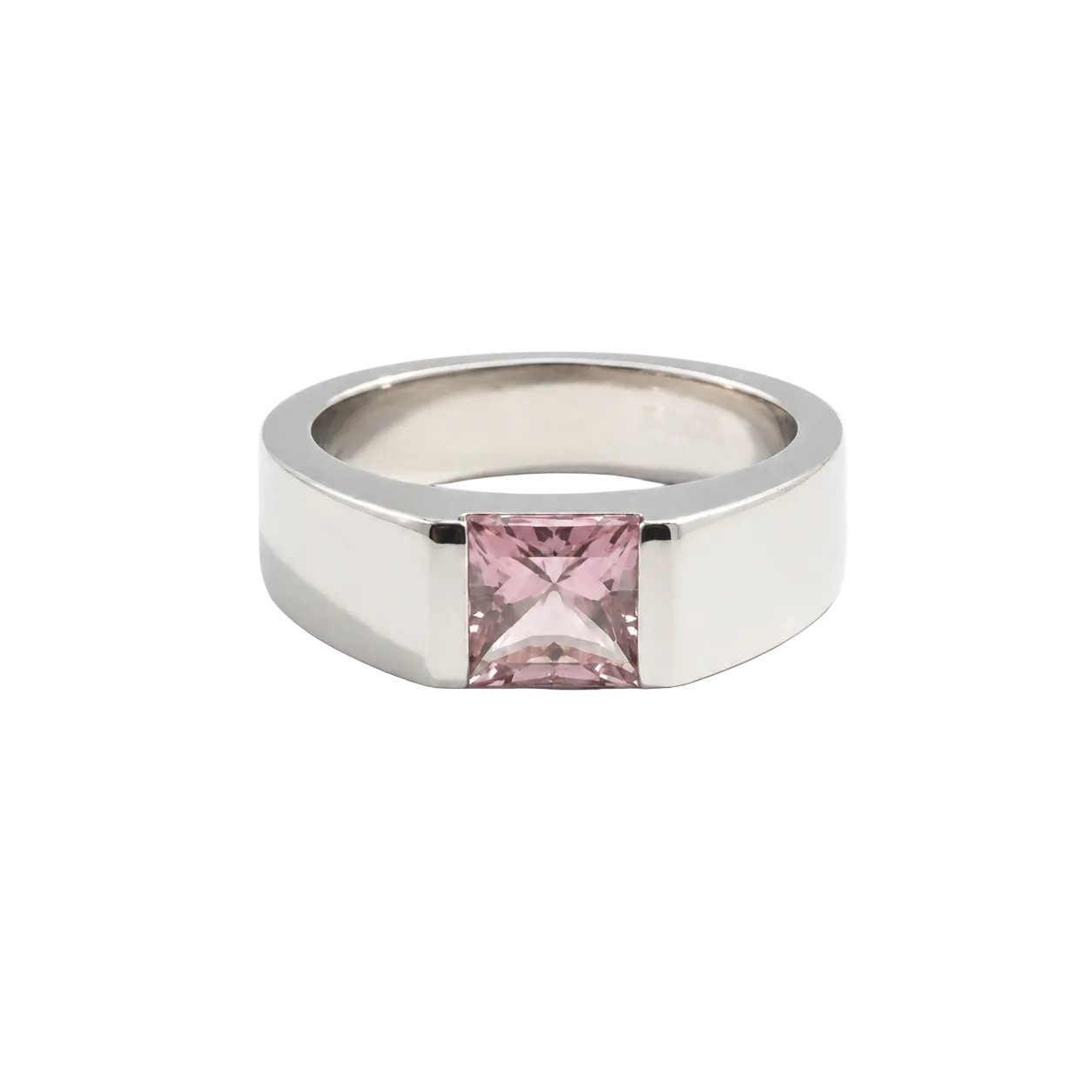 CARTIER Tank Ring in White gold and Tourmaline