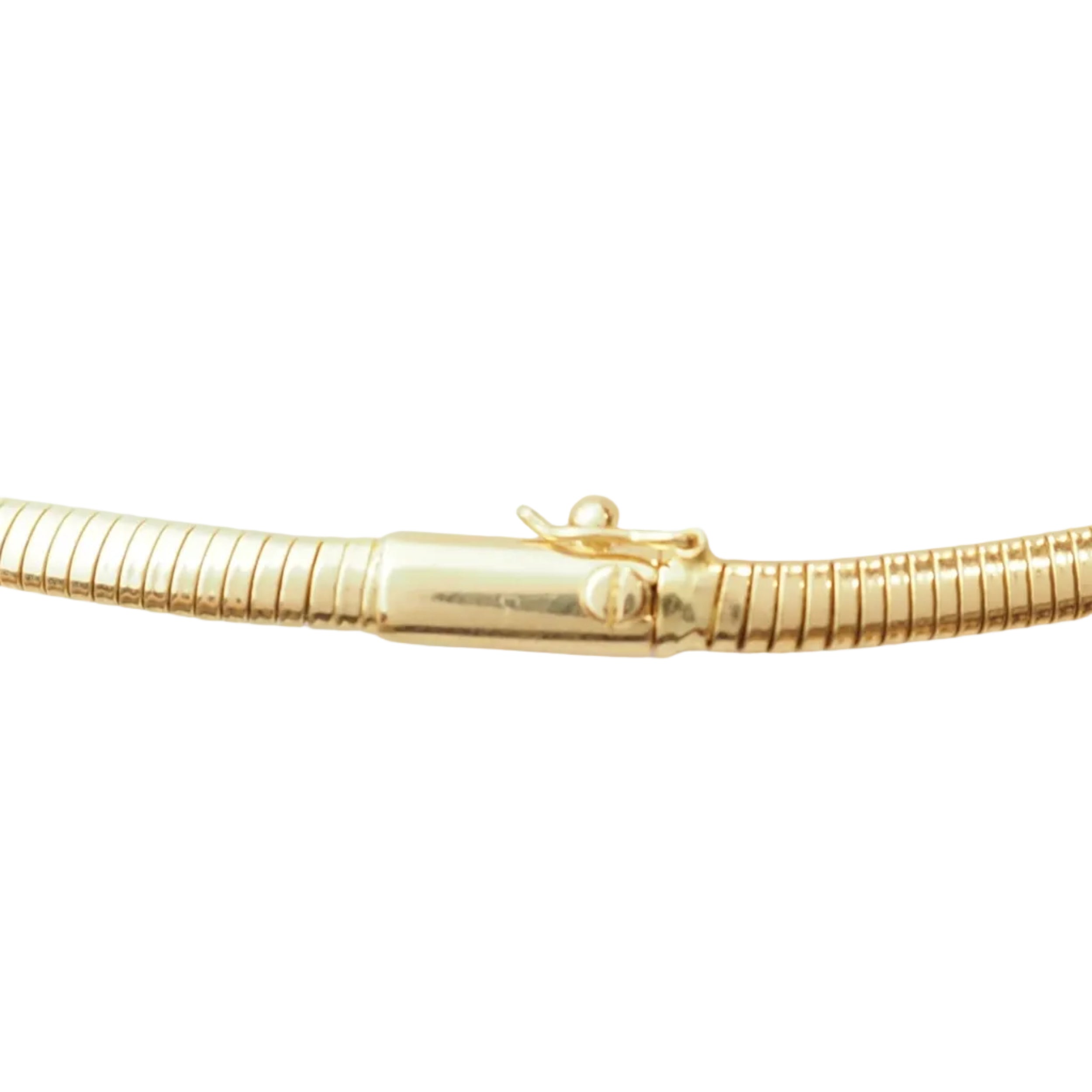 Collier Ras de Cou en or jaune et diamants