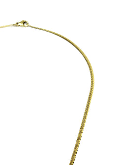 Yellow gold, Emerald, and Diamonds Necklace