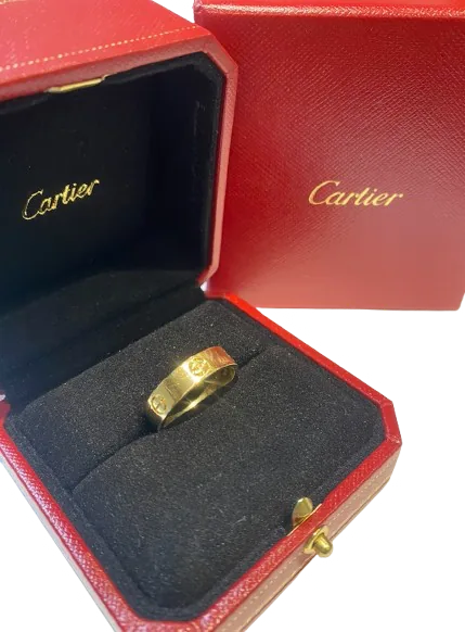BAGUE CARTIER LOVE CLASSIQUE OR 18K (T.61)