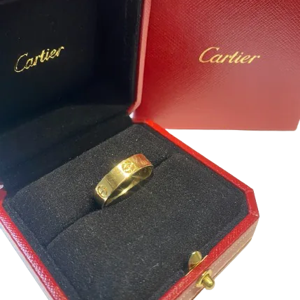 CARTIER LOVE CLASSIC 18K Gold Ring (SIZE 61)